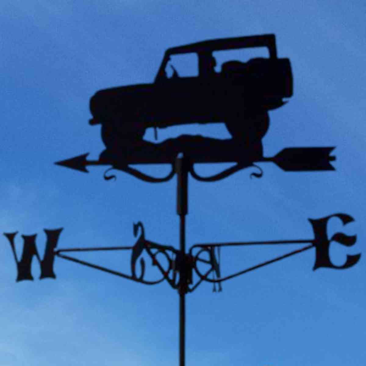 mini land rover weathervane